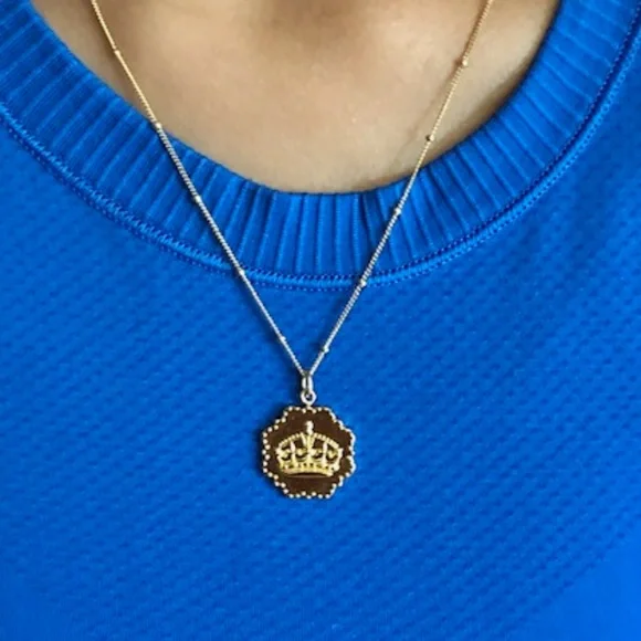 Sophia & Chloe Keep Calm & Carry On Necklace - Picture 3 of 6